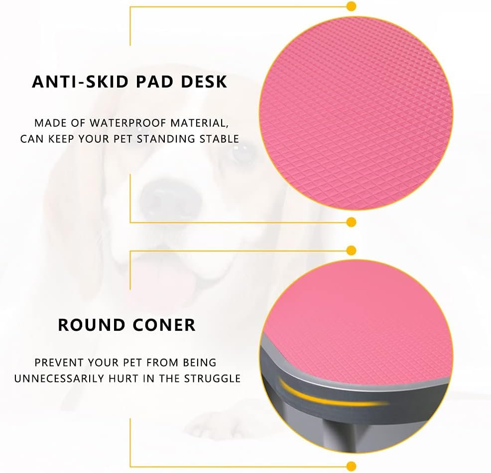 Foldable Pet Grooming Table – Heavy-Duty Iron Frame with Adjustable Arm & Noose for Dogs and Cats - Image 3